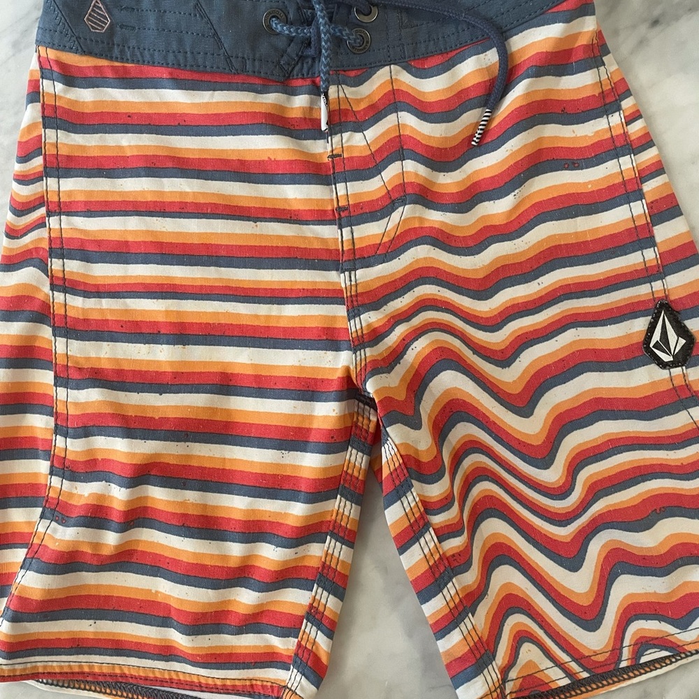 Volcom Kids Swim Trunks - Multicolor Stripes